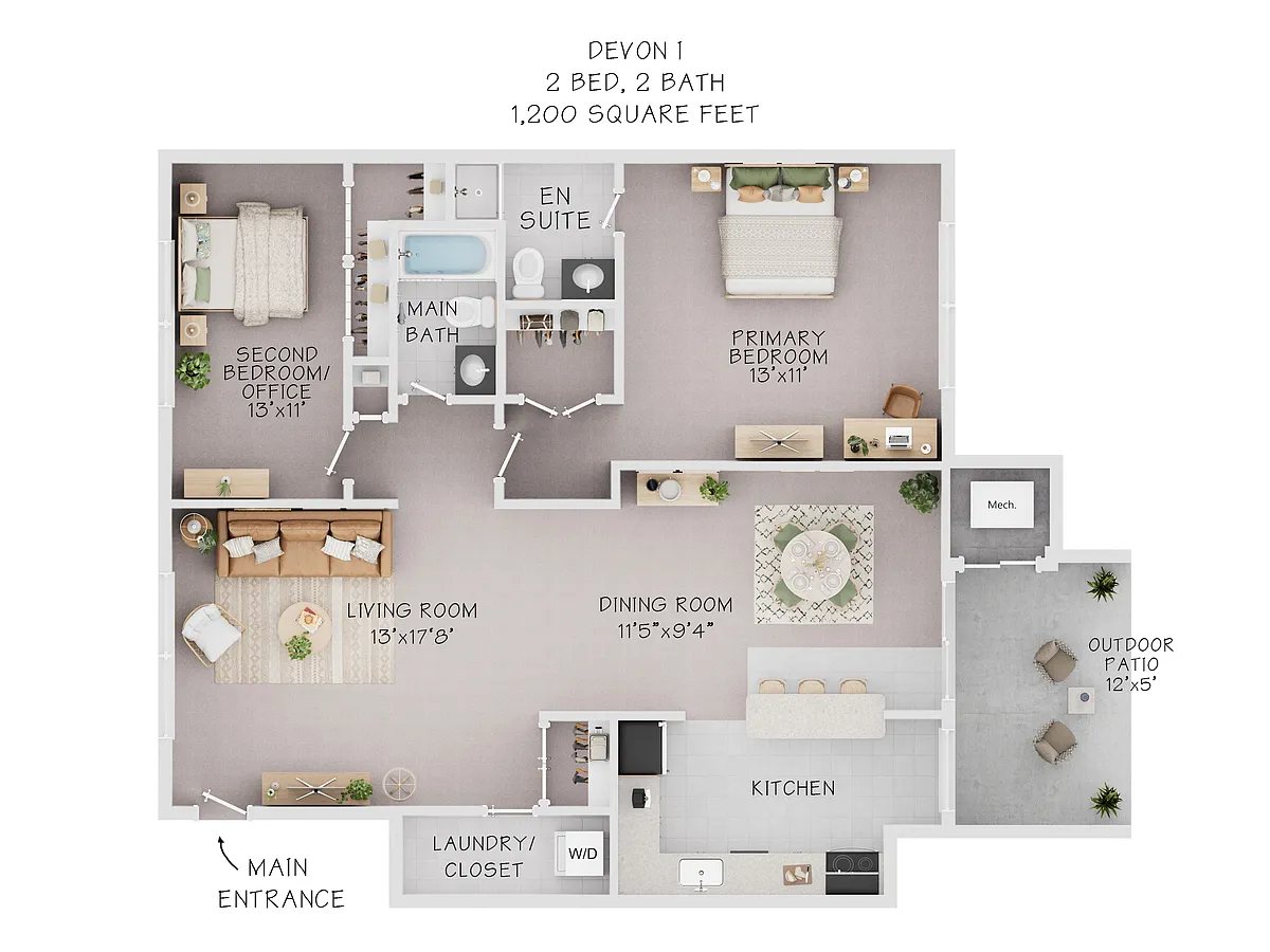 Floor plan Devon I