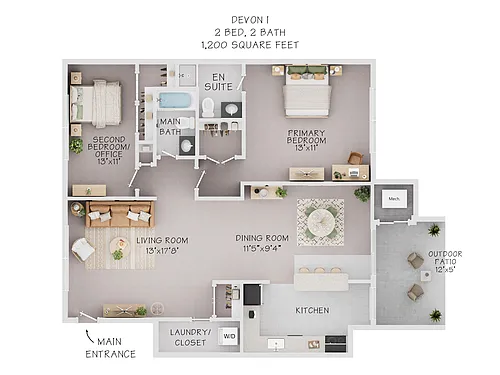 Floor plan Devon I