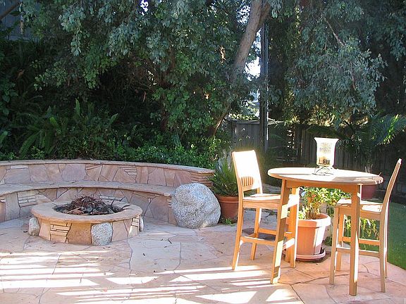 Patio & firepit