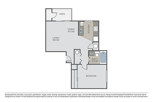 Floor plan Plan 1A