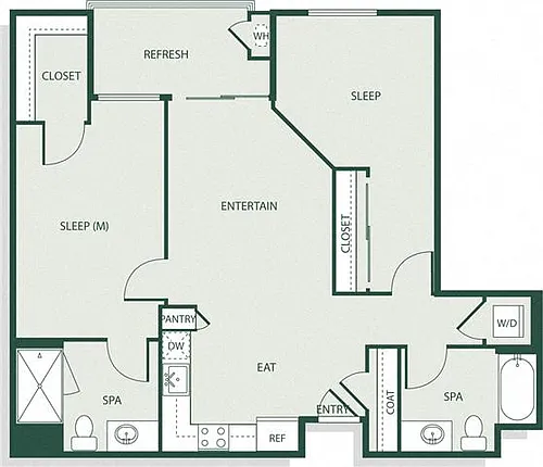 Floor plan 2B4