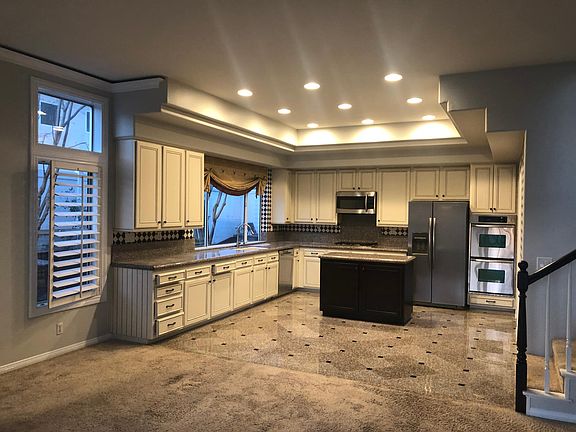 Refrigerator included in rental.