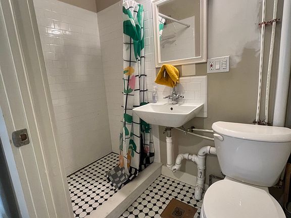 New subway tile bathroom