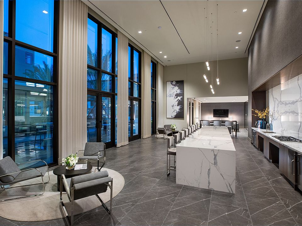 The Allen Lounge offers a demonstration kitchen, perfect for private chef lessons.