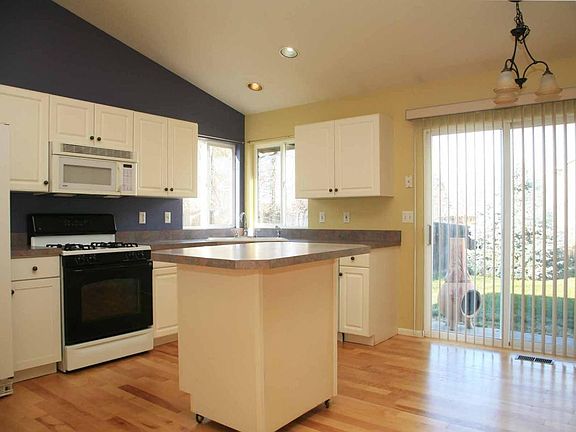 kitchen and island