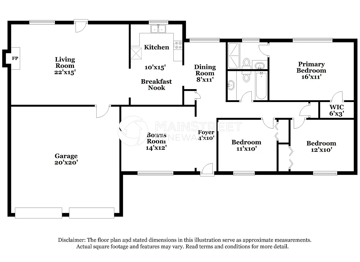Floor Plan - 6215 Stimson Way