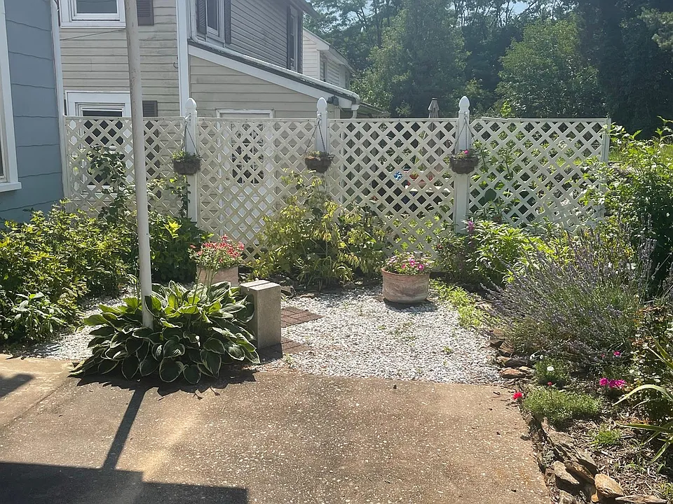 Back patio off 2nd floor bedroom