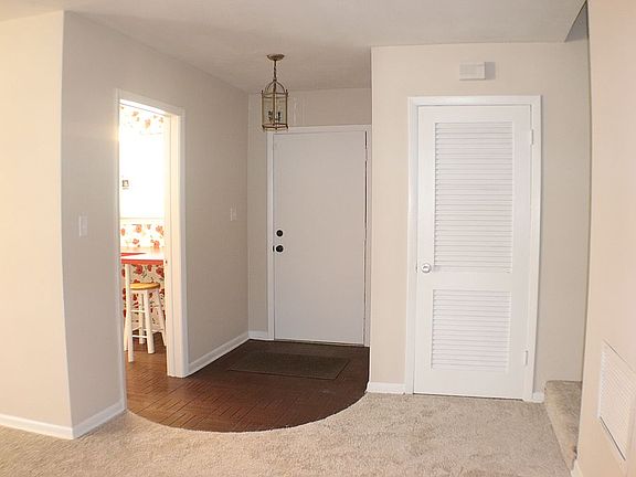 Interior view of front entry