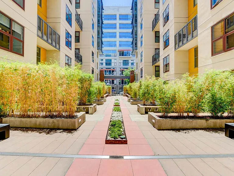 Garden courtyard entry