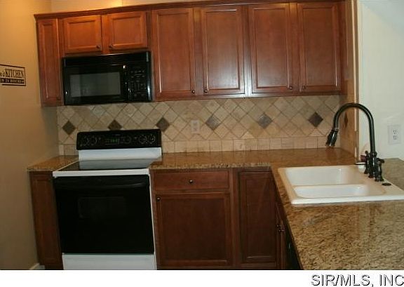 Updated kitchen with granite