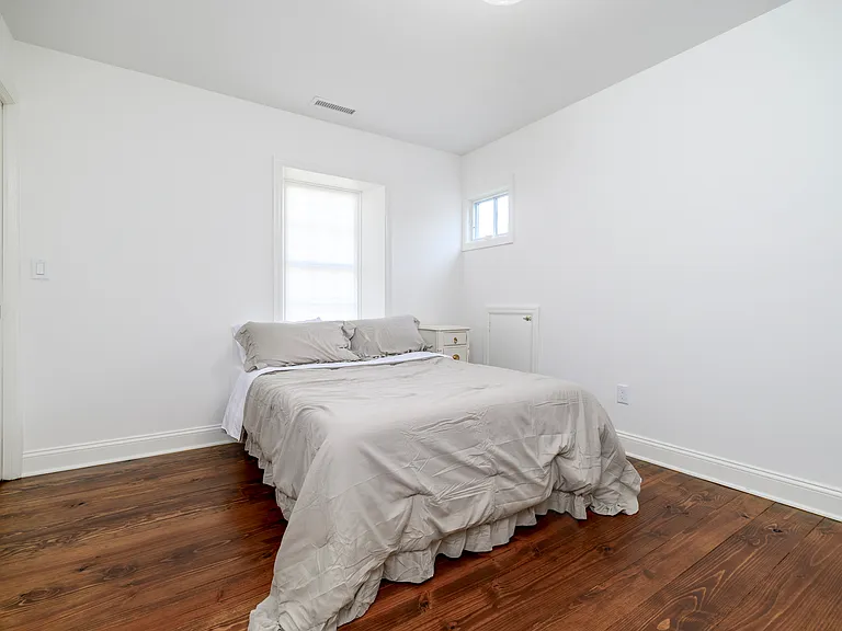 Bedroom with walk in closet