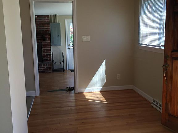 Dining area and view into family room