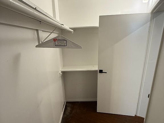 Large walk in closet