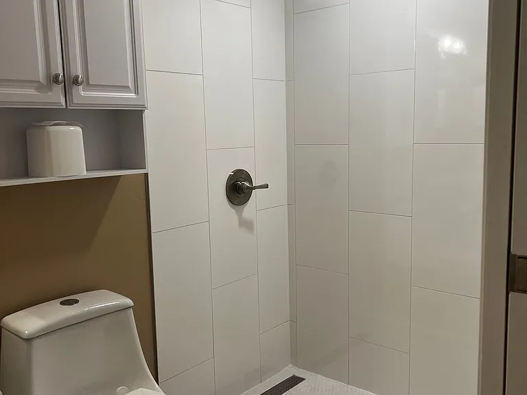 Master Bath remodeled with new shower.