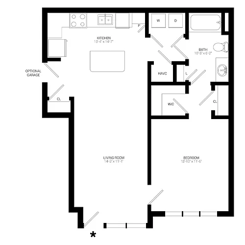 Floor plan A1- Lower