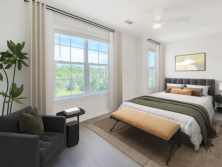 Bedroom with Hard Surface Flooring