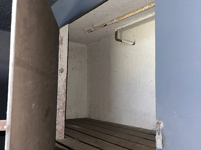 Large storage space for Unit #2 in carport