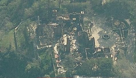 After fire (looking south)