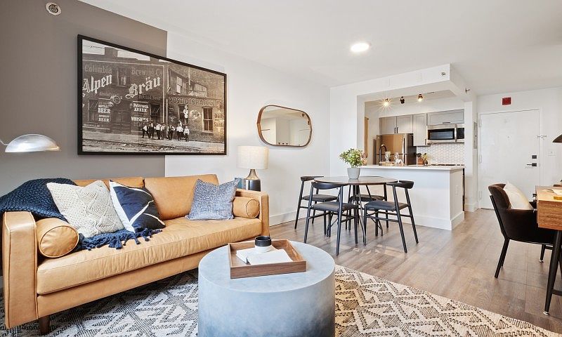 Living and dining area