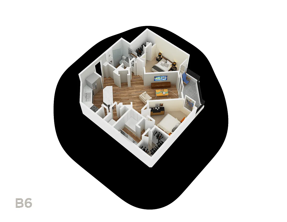 Floor plan B6