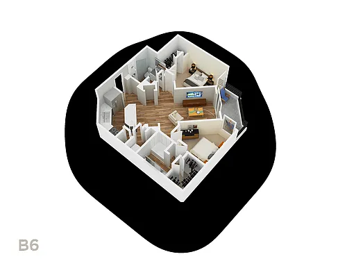 Floor plan B6