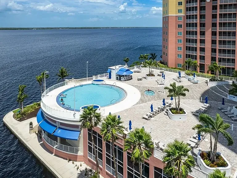 Pool Over the River
