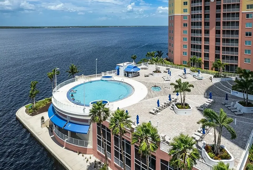 Pool Over the River