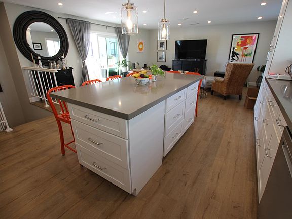 Kitchen island.
