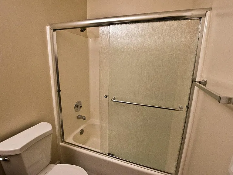 New shower doors in all bathrooms.