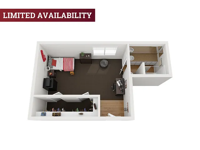 Floor plan Private Suite - Dorms
