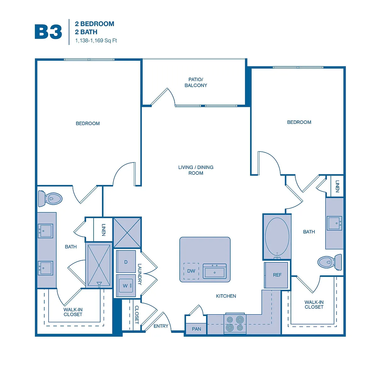 Floor plan B3