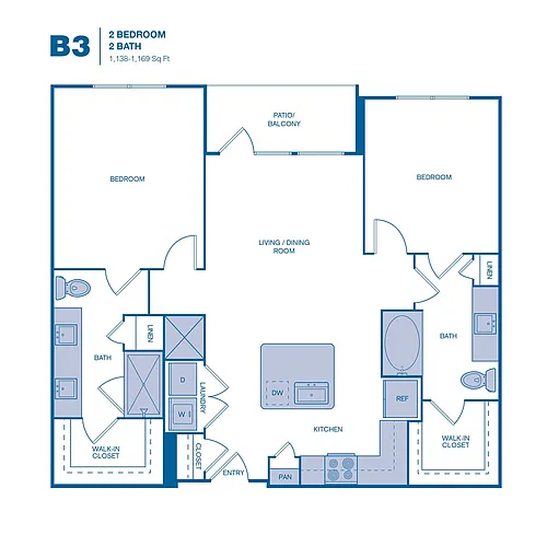 Floor plan B3