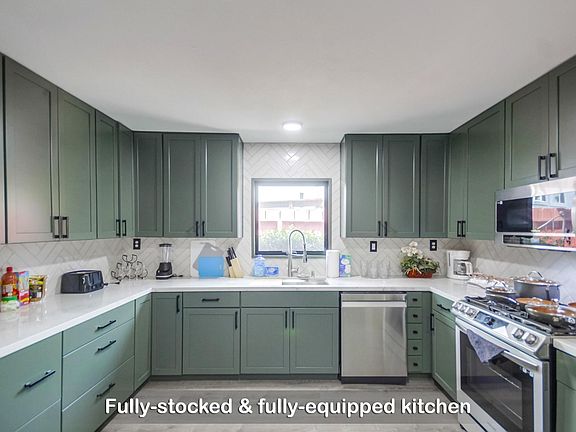 You'll have everything you need to prep meals in our modern, fully-equipped kitchen
