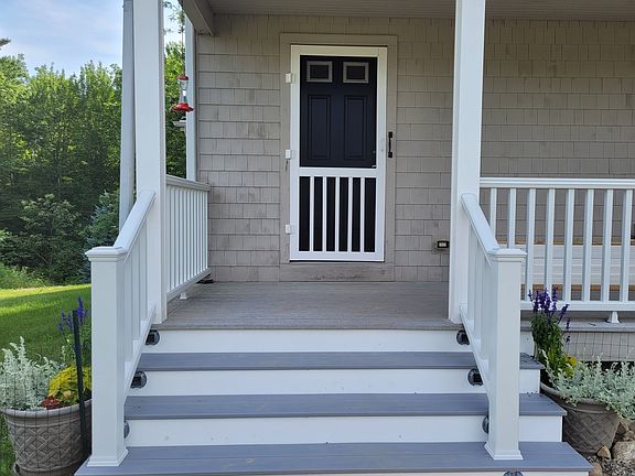 Back porch entry to the apartment