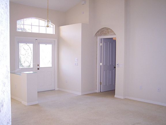 Front entry into Formal Living and Dining Room