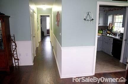 Looking down the hallway