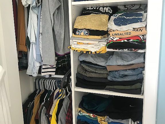 Bedroom #1 closet