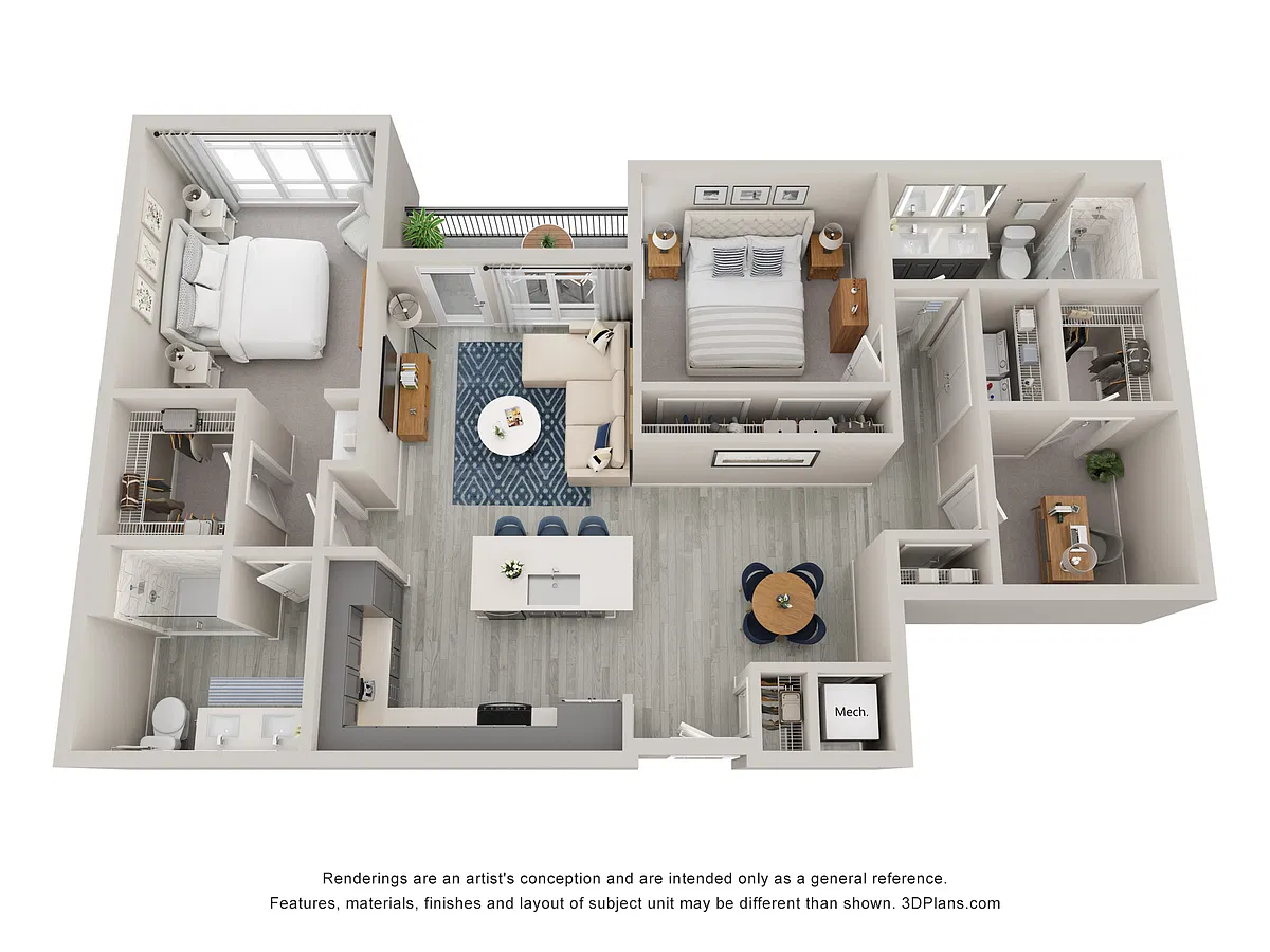 Floor plan B18 Den