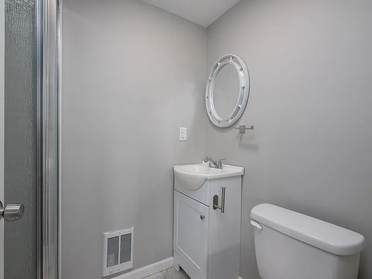 lower level bathroom with shower