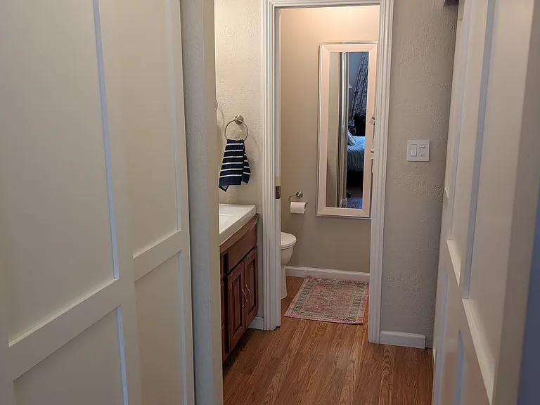 Closets and en-suite bathroom