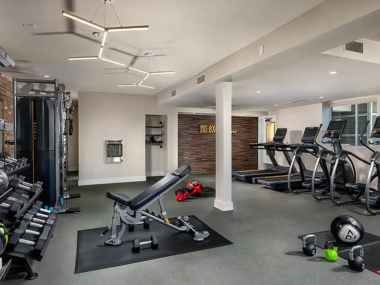 Fitness studio with Cardio Equipment