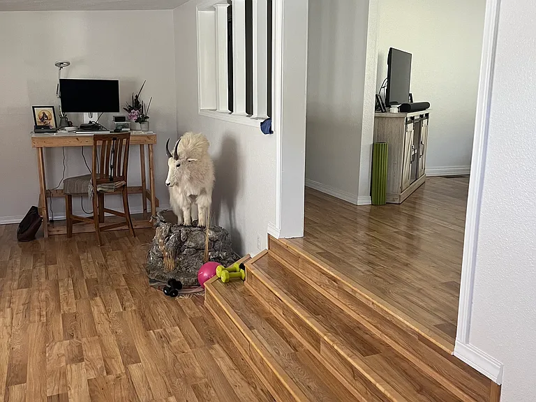 up to living spaces