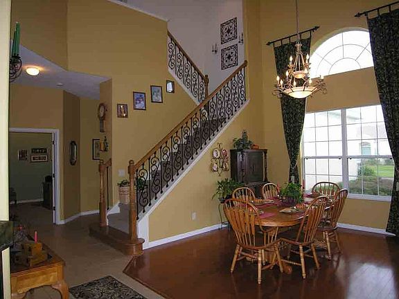 Beautiful Wrought Iron Balustrade On The Stairs