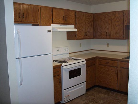 Kitchen in a one bed