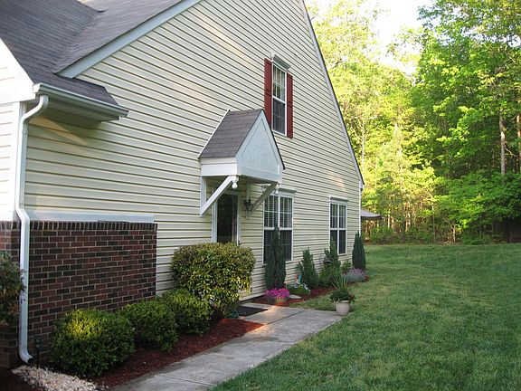 Side entrance and garden