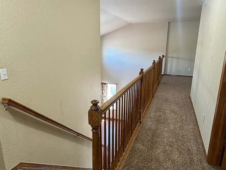 Hallway to loft