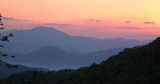Sunrise view from deck