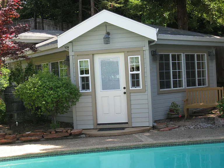 Front of cottage