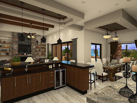 Wet Bar and Dining