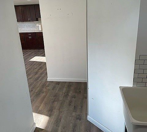 laundry room hallway